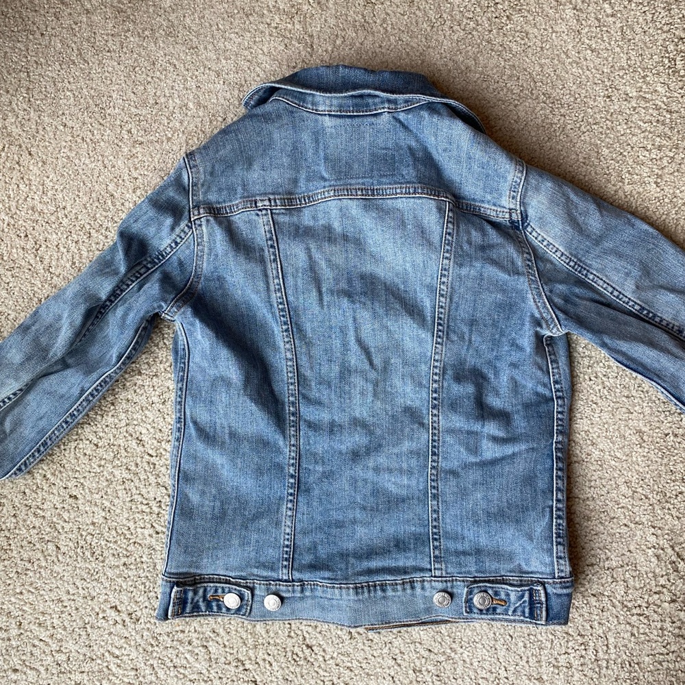 Levi’s Denim Trucker Jacket Medium Wash Sz XS - Picture 16 of 16